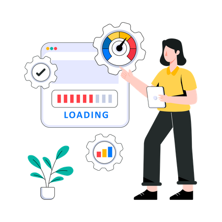 Website Loading  Illustration