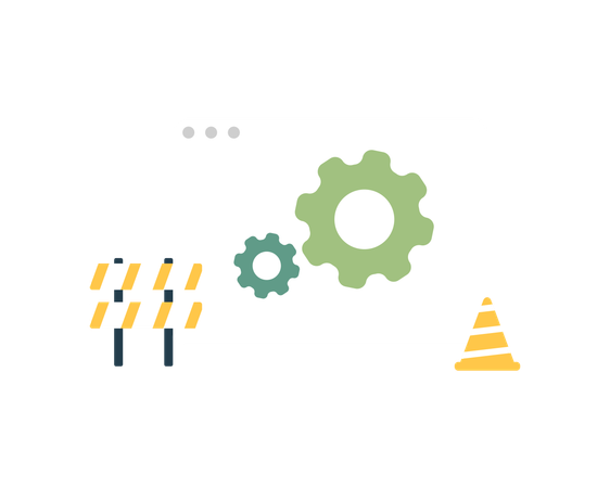 Website maintenance  Illustration