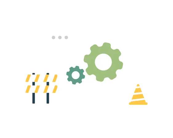 Website maintenance  Illustration