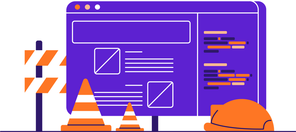 Website Maintenance Illustration