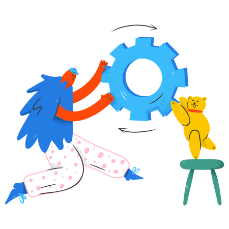 Website Maintenance Illustration