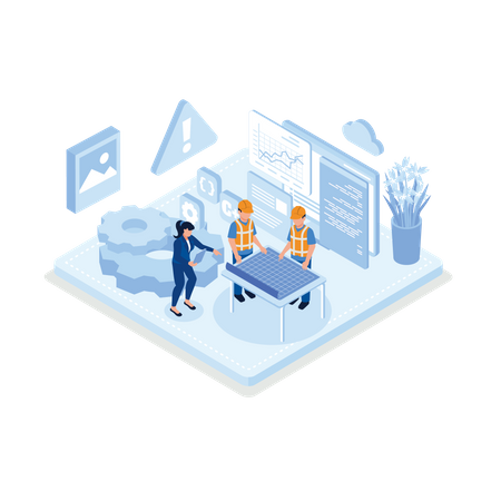 Website Maintenance Illustration