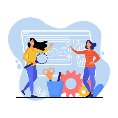 Website Maintenance Illustration