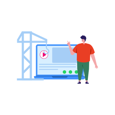 Website Maintenance Illustration
