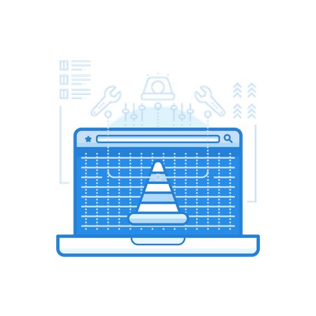 Website Maintenance Illustration