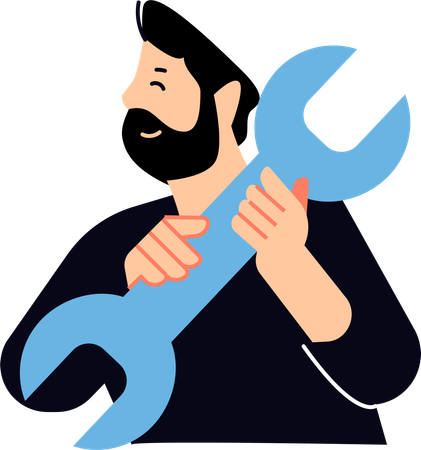 Website Maintenance Illustration