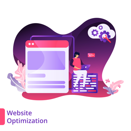Website Optimization Illustration