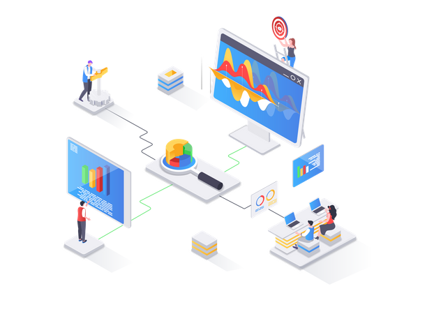 Website optimization  Illustration