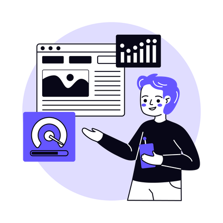 Website Optimization  Illustration