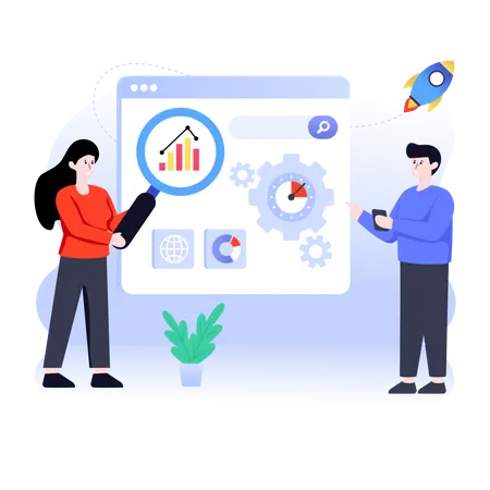 Website Optimization  Illustration