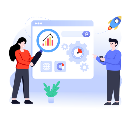 Website Optimization  Illustration