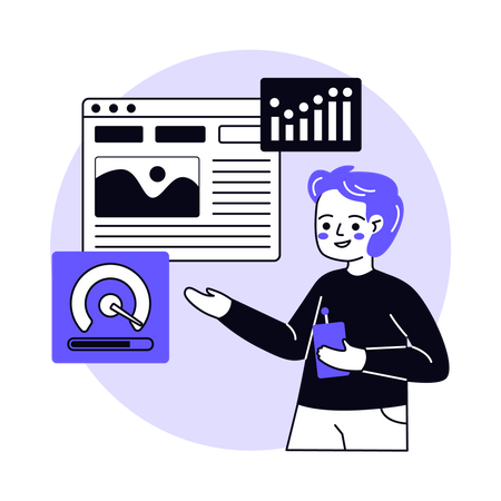 Website Optimization  Illustration