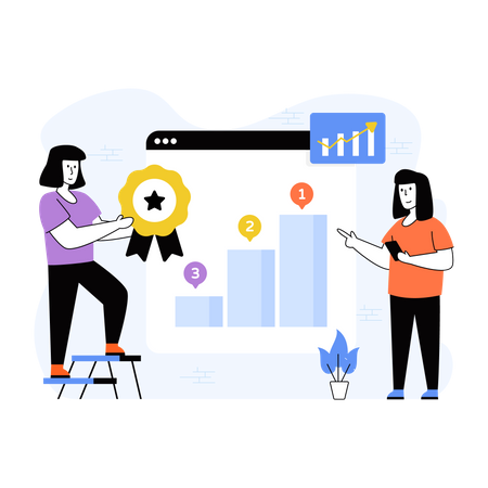 Website Ranking  Illustration