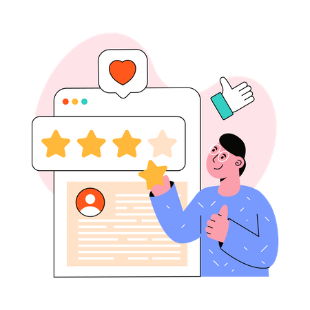 Website Review Illustration
