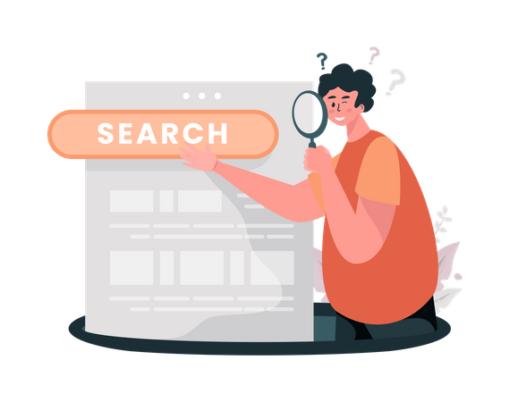 Website search here Illustration