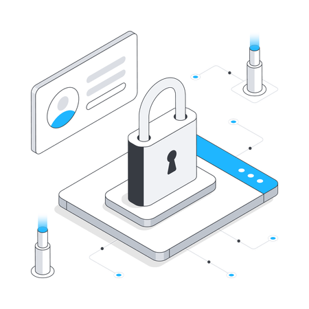 Website security  Illustration