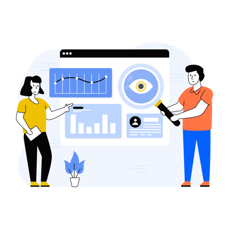 Website Traffic Analytics  Illustration