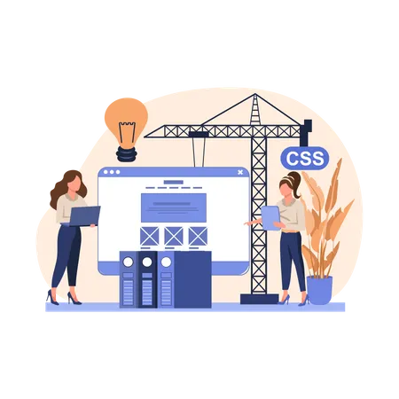 Website under construction  Illustration