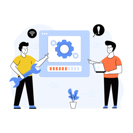 Website Under Maintenance Illustration