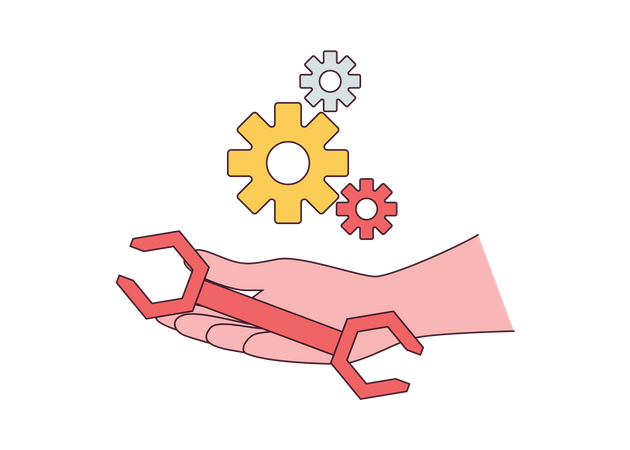 Website under maintenance Illustration