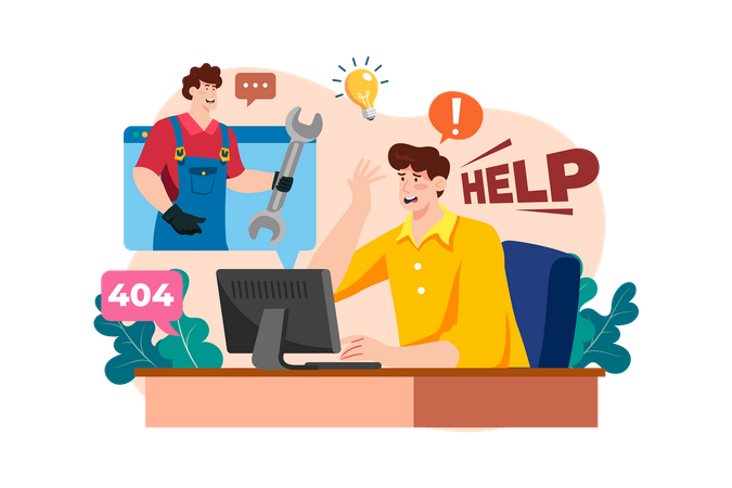 Website undermaintained  Illustration