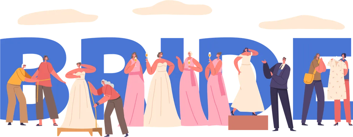 Wedding Bride  Illustration