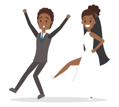 Wedding celebration  Illustration