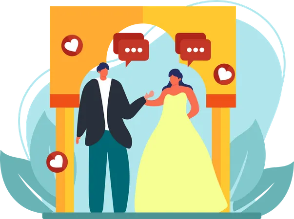 Wedding Celebration Illustration