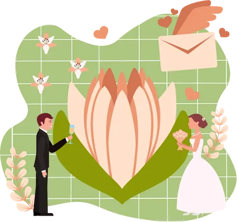 Wedding Celebration  Illustration