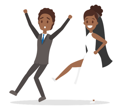 Wedding celebration  Illustration