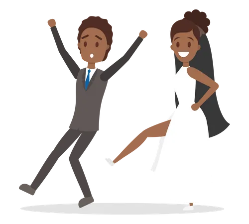 Wedding celebration  Illustration