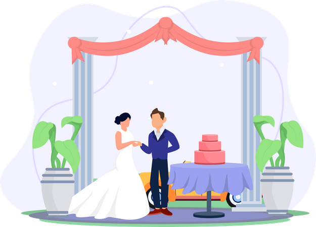 Wedding Ceremony  イラスト