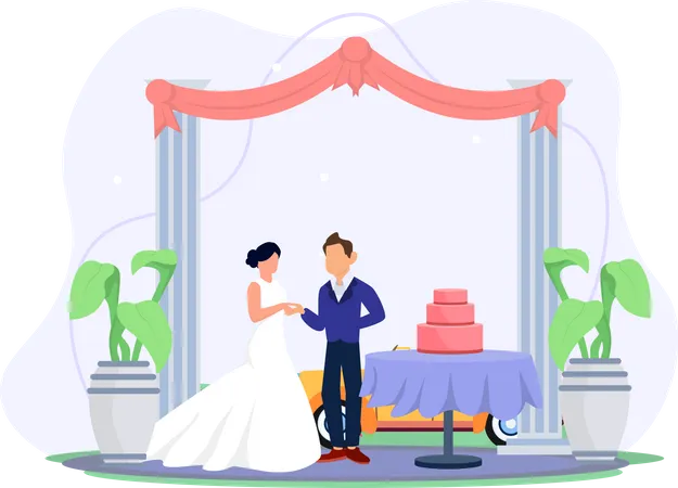 Wedding Ceremony  イラスト