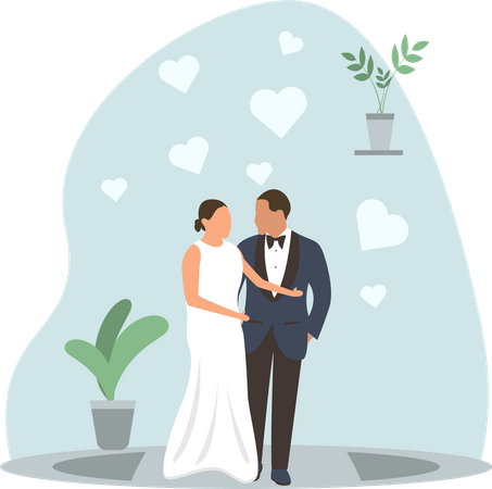 Wedding Ceremony Illustration