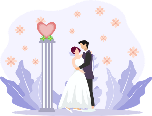 Wedding Ceremony  일러스트레이션