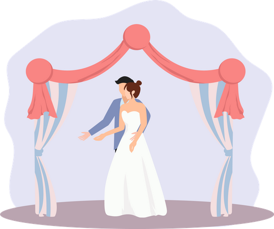 Wedding Ceremony  Illustration