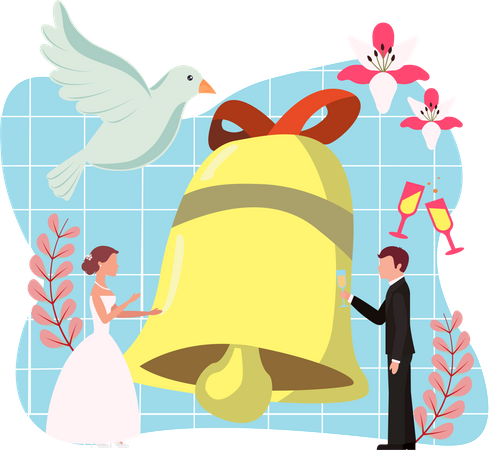 Wedding Ceremony  Illustration