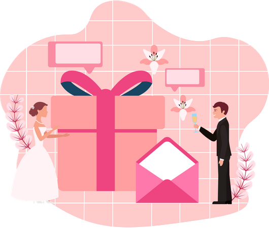 Wedding Ceremony  Illustration