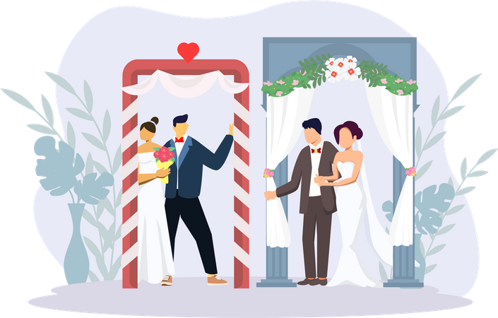 Wedding Ceremony  Illustration