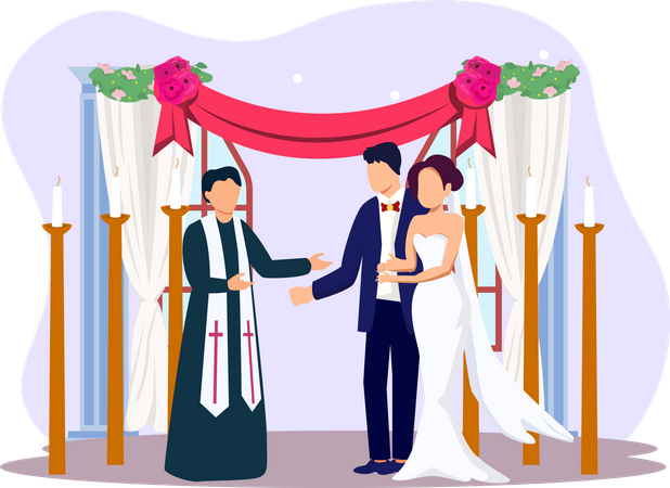 Wedding Ceremony  Illustration