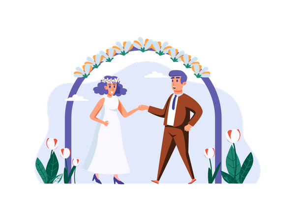 Wedding Ceremony  Illustration