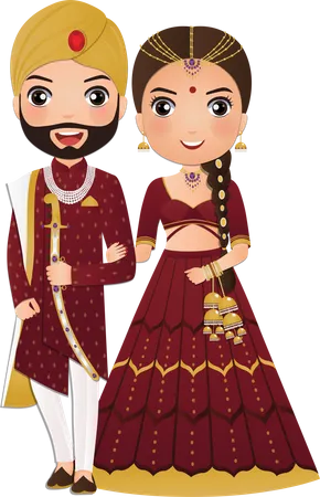 80 Indian Wedding Illustrations - Free in SVG, PNG, EPS - IconScout