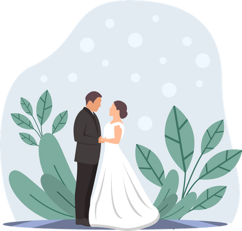 Wedding Couple  Illustration