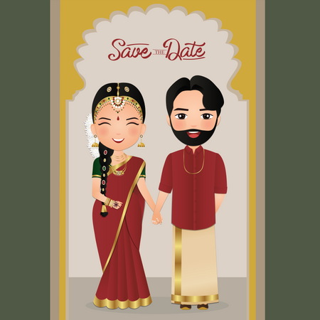 Wedding couple  Illustration