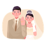couple marriage illustration svg
