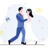wedding dance illustrations free