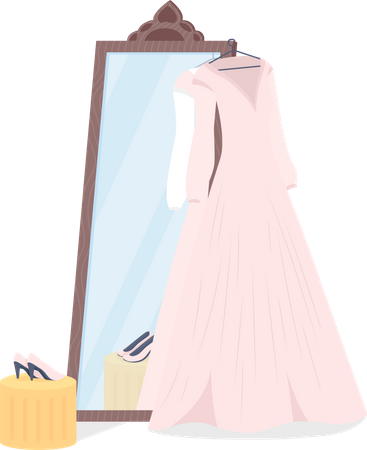 Wedding dress  Illustration