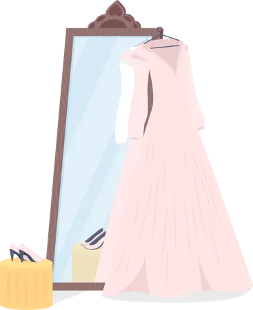 Wedding dress  Illustration