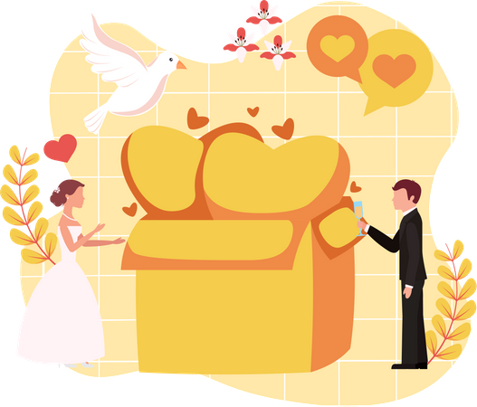 Wedding Gift Illustration