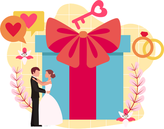 Wedding Gift  Illustration